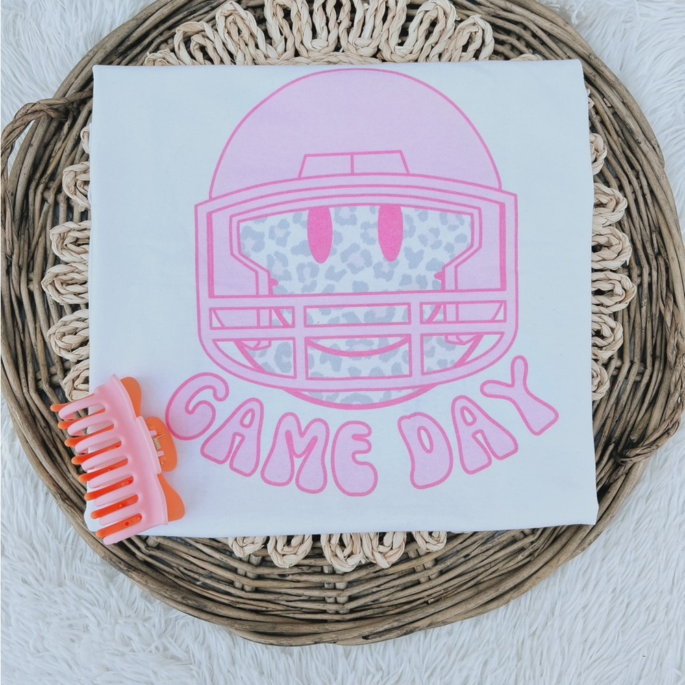 Pink Game Day T Shirt